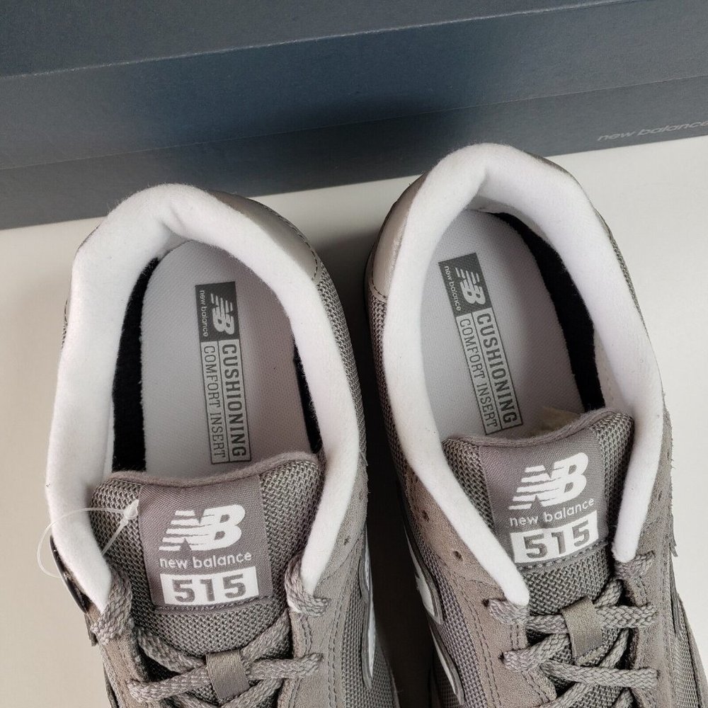 NEW BALANCE 515 V3 Athletic Running Shoes Men's Size 9.5 4E Wide Gray/White NIB - Picture 9 of 12